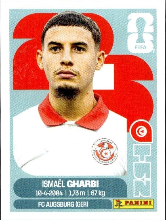 2026 Panini FIFA World Cup Ismaël Gharbi #TUN 18 trading card
