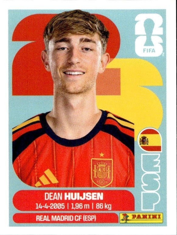 2026 Panini FIFA World Cup Dean Huijsen #ESP 5 trading card