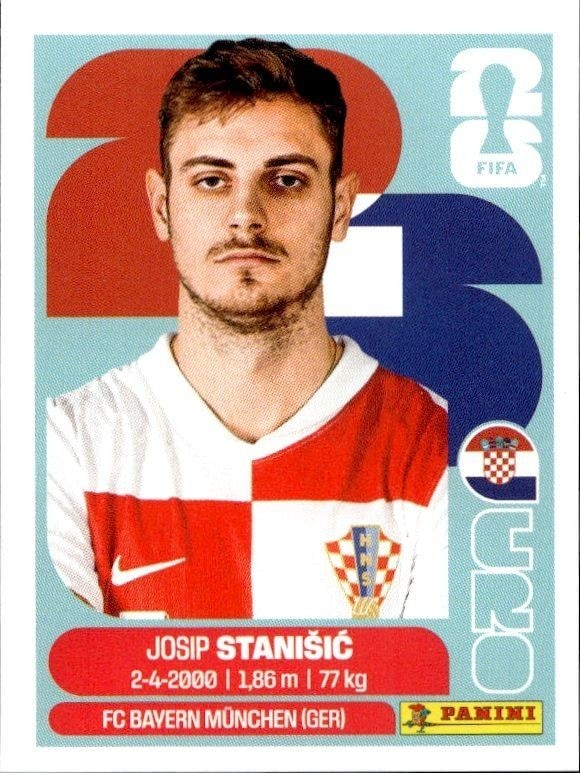 2026 Panini FIFA World Cup Josip Stanišić #CRO 5 trading card