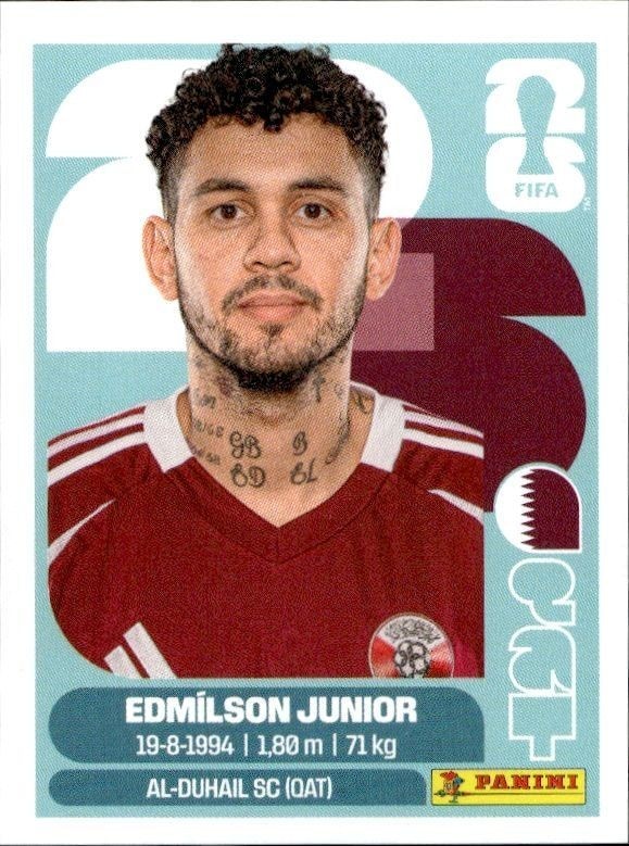 2026 Panini FIFA World Cup Edmilson Junior #QAT 17 trading card
