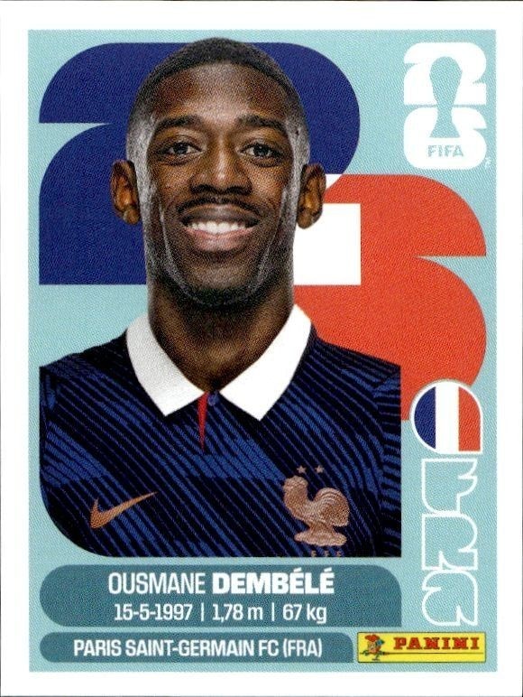 2026 Panini FIFA World Cup Ousmane Dembélé #FRA 15 trading card