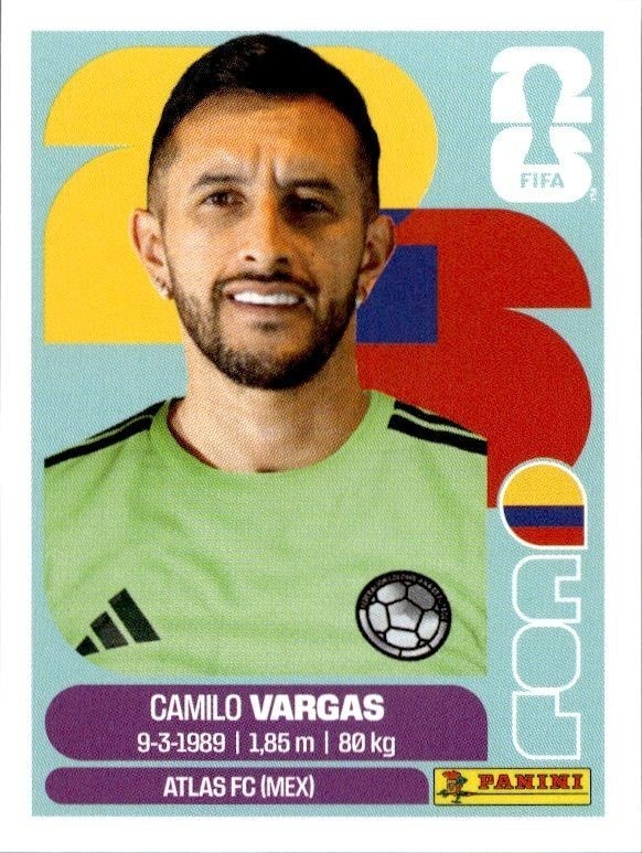 2026 Panini FIFA World Cup Camilo Vargas #COL 2 trading card