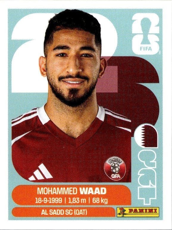 2026 Panini FIFA World Cup Mohammed Waad #QAT 14 trading card