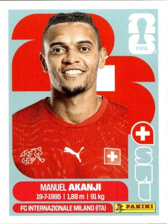 2026 Panini FIFA World Cup Manuel Akanji #SUI 4 trading card