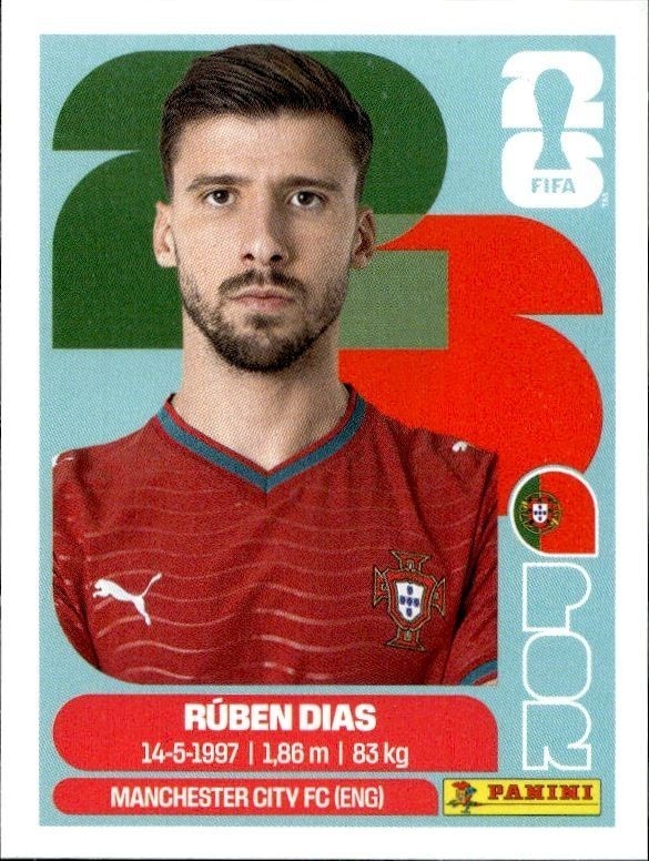 2026 Panini FIFA World Cup Rúben Dias #POR 4 trading card