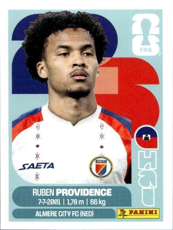 2026 Panini FIFA World Cup Ruben Providence #HAI 17 trading card