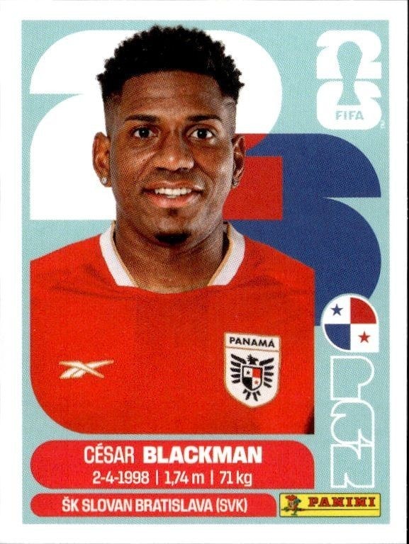 2026 Panini FIFA World Cup César Blackman #PAN 9 trading card