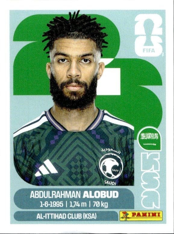 2026 Panini FIFA World Cup Abdulrahman Alobud #KSA 17 trading card