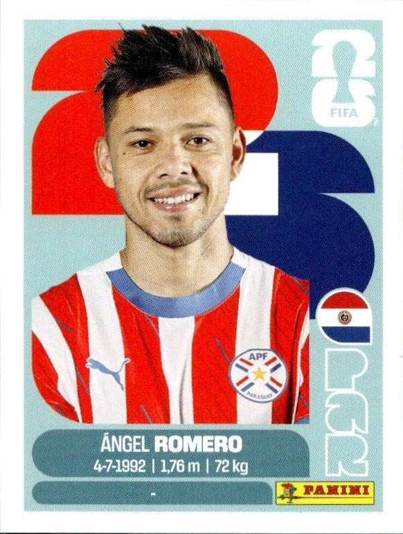 2026 Panini FIFA World Cup Ángel Romero #PAR 19 trading card