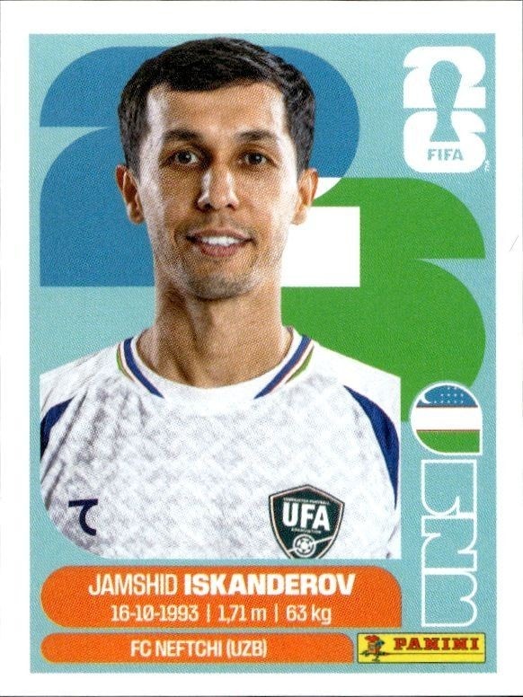 2026 Panini FIFA World Cup Jamshid Iskanderov #UZB 12 trading card