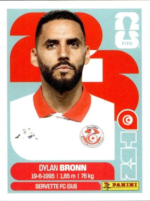 2026 Panini FIFA World Cup Dylan Bronn #TUN 8 trading card