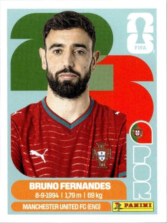2026 Panini FIFA World Cup Bruno Fernandes #POR 10 trading card