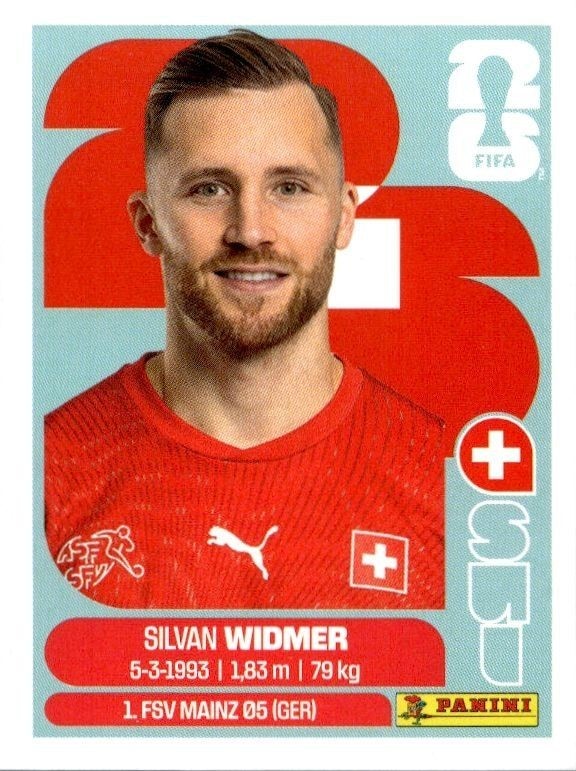 2026 Panini FIFA World Cup Silvan Widmer #SUI 8 trading card