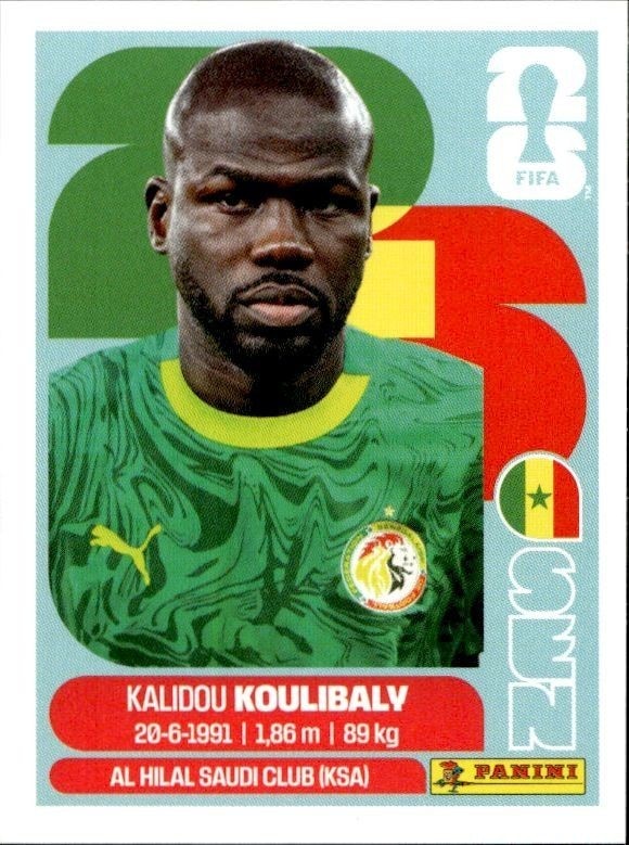 2026 Panini FIFA World Cup Kalidou Koulibaly #SEN 8 trading card