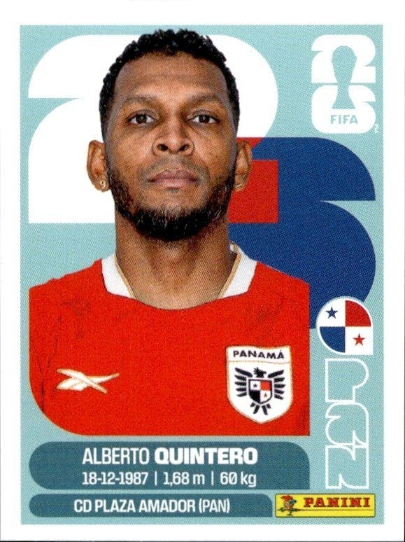 2026 Panini FIFA World Cup Alberto Quintero #PAN 20 trading card