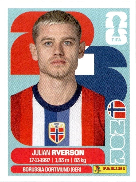 2026 Panini FIFA World Cup Julian Ryerson #NOR 3 trading card