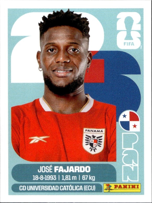 2026 Panini FIFA World Cup José Fajardo #PAN 17 trading card