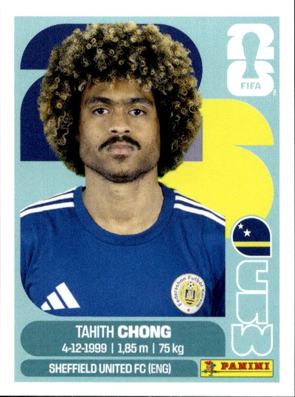 2026 Panini FIFA World Cup Tahith Chong #CUW 14 trading card