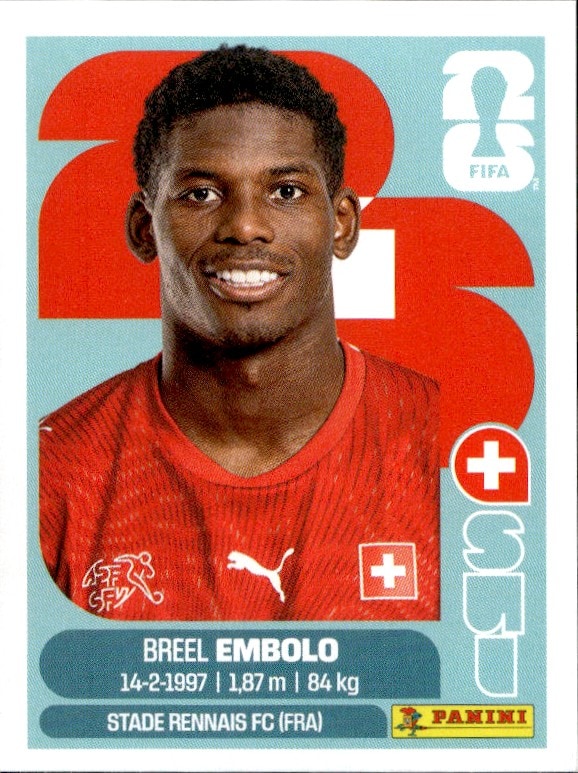 2026 Panini FIFA World Cup Breel Embolo #SUI 17 trading card