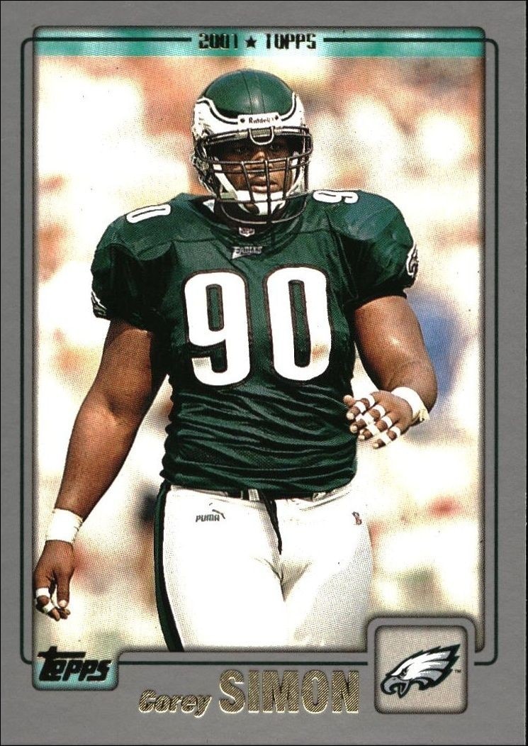 2001 Topps Corey Simon #205 trading card