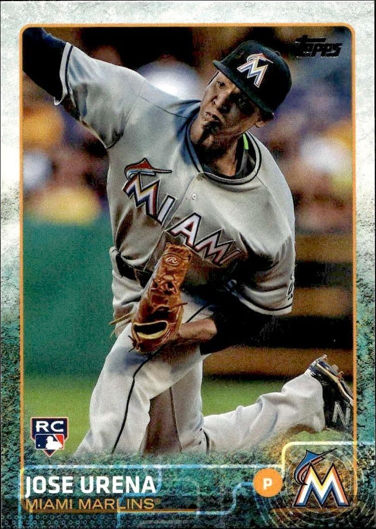 2015 Topps Update Series Jose Urena #US313 trading card