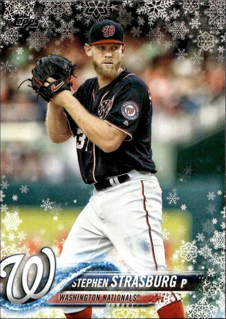 2018 Topps Holiday Stephen Strasburg #HMW49 trading card