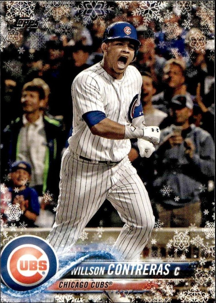 2018 Topps Holiday Willson Contreras #HMW80 trading card