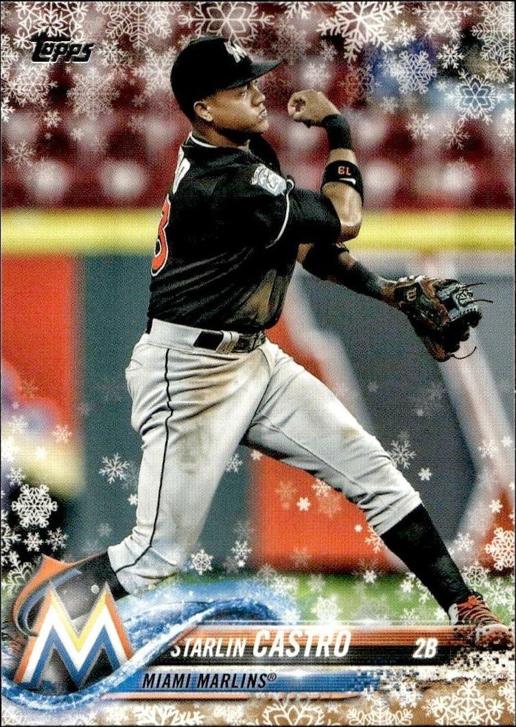 2018 Topps Holiday Starlin Castro #HMW2 trading card
