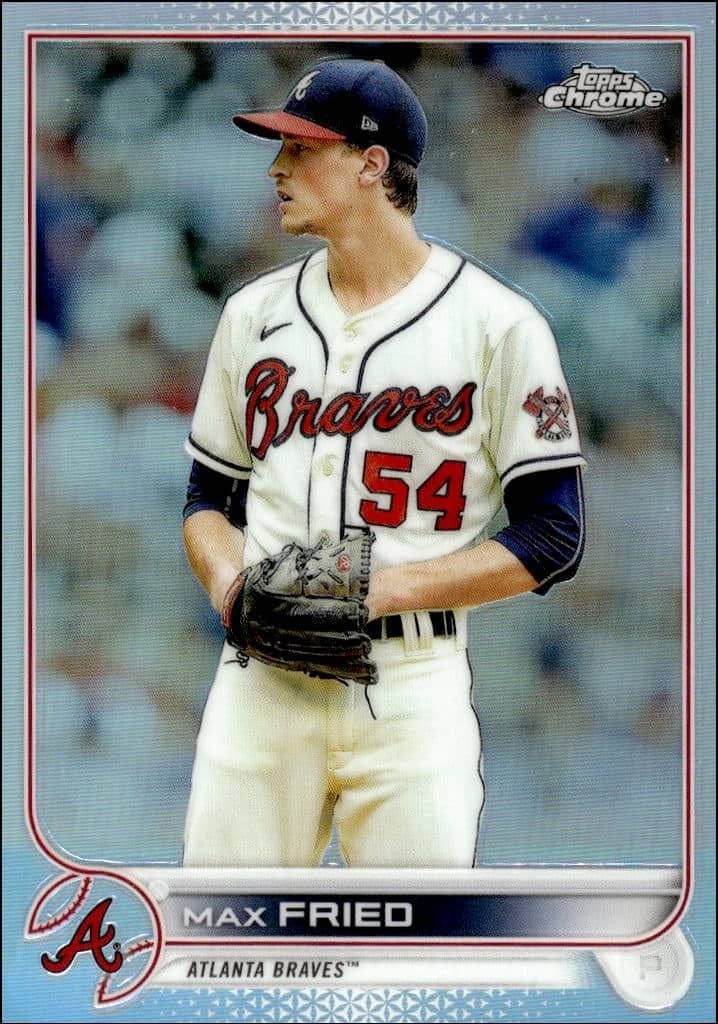 2022 Topps Chrome Max Fried #75 trading card