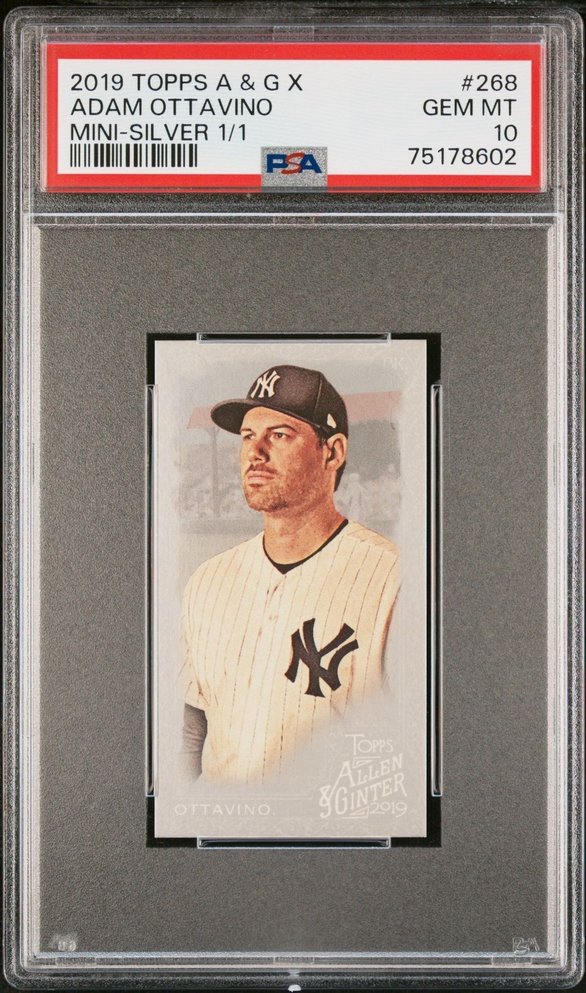 2019 Topps Allen & Ginter X Adam Ottavino #268 trading card