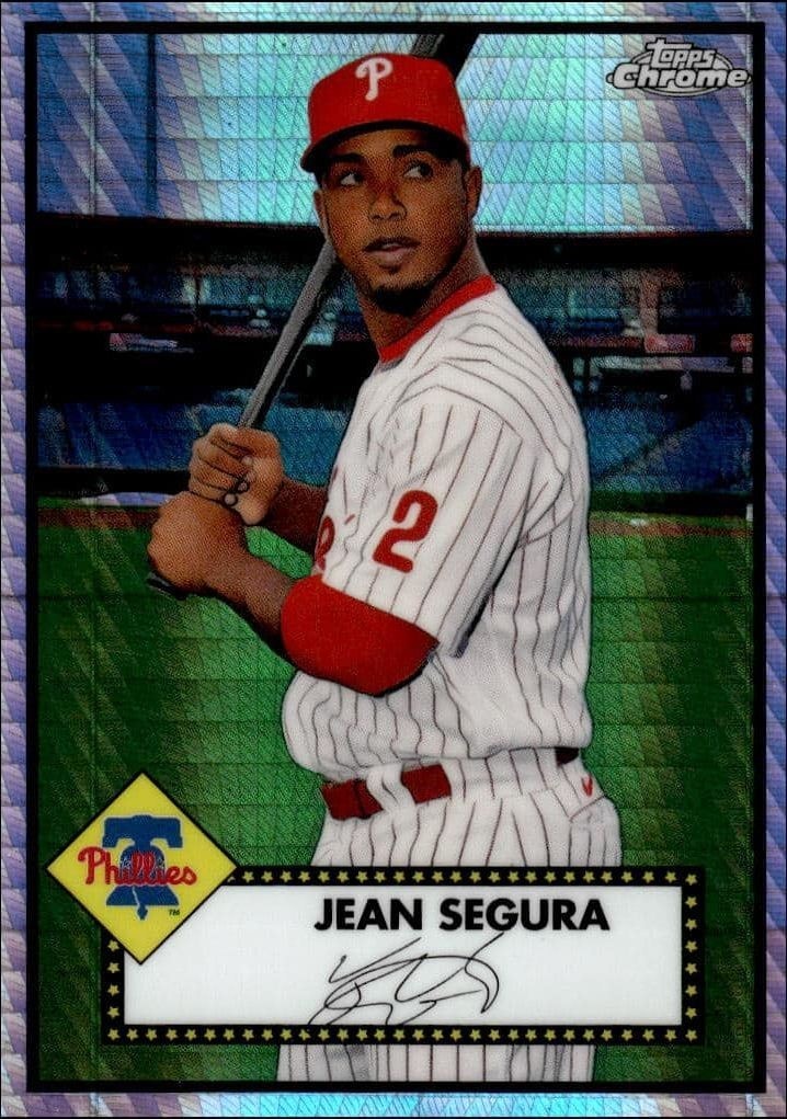 2021 Topps Chrome Platinum Anniversary Jean Segura #275 trading card