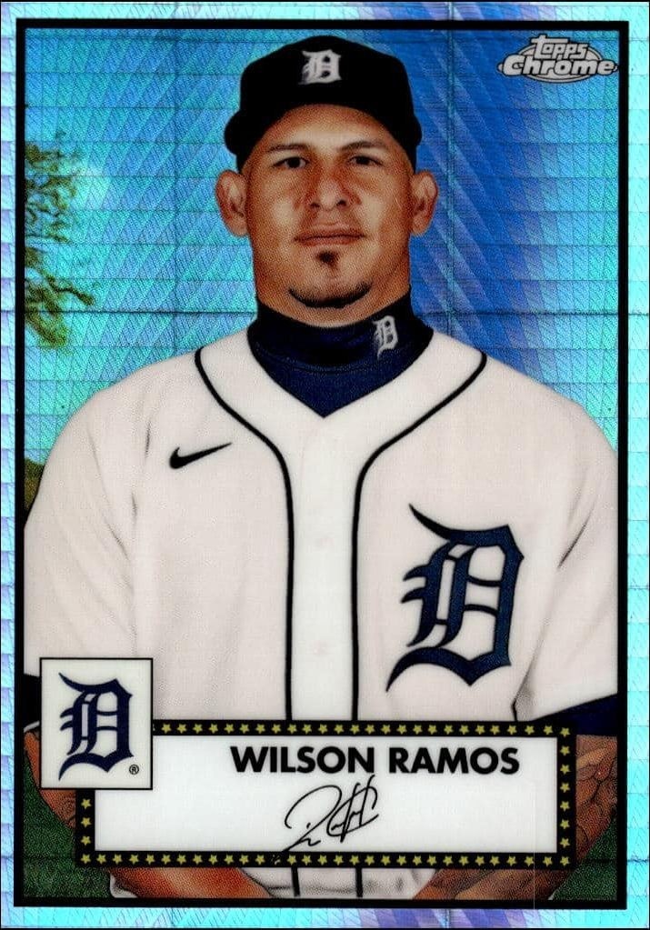 2021 Topps Chrome Platinum Anniversary Wilson Ramos #270 trading card