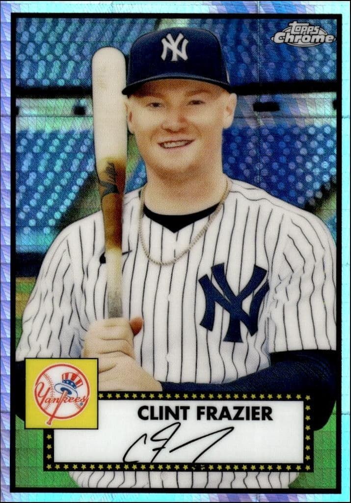 2021 Topps Chrome Platinum Anniversary Clint Frazier #296 trading card