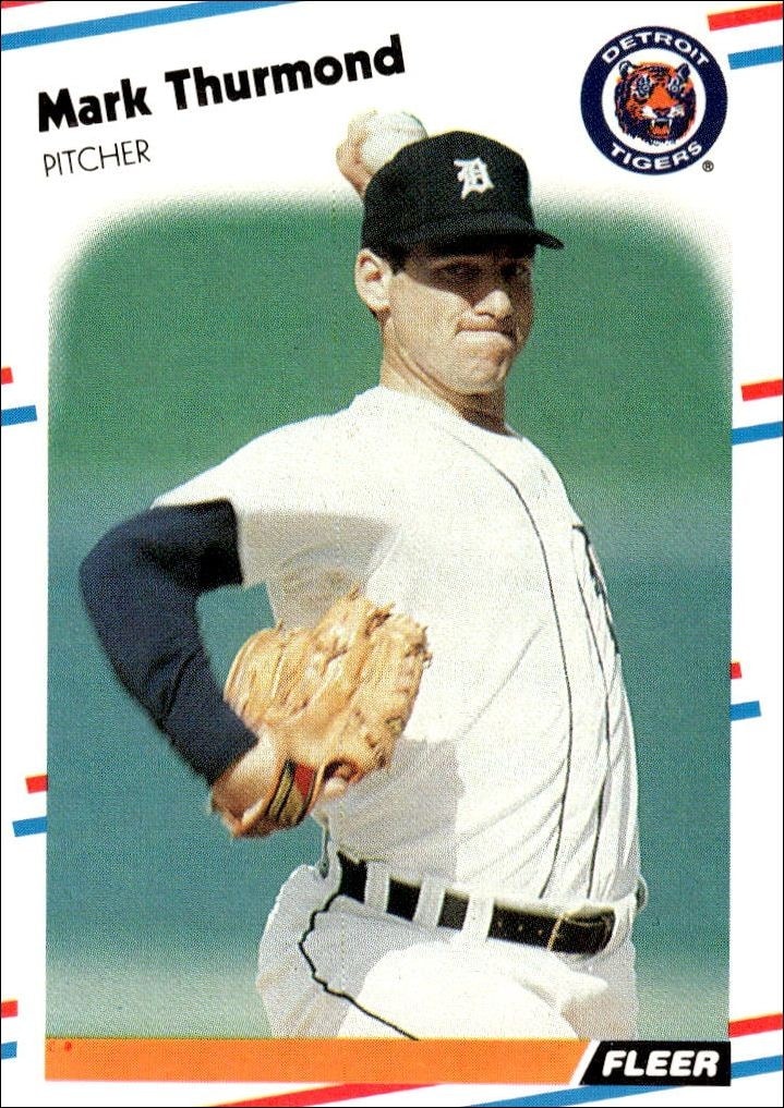 1988 Fleer Mark Thurmond #73 trading card