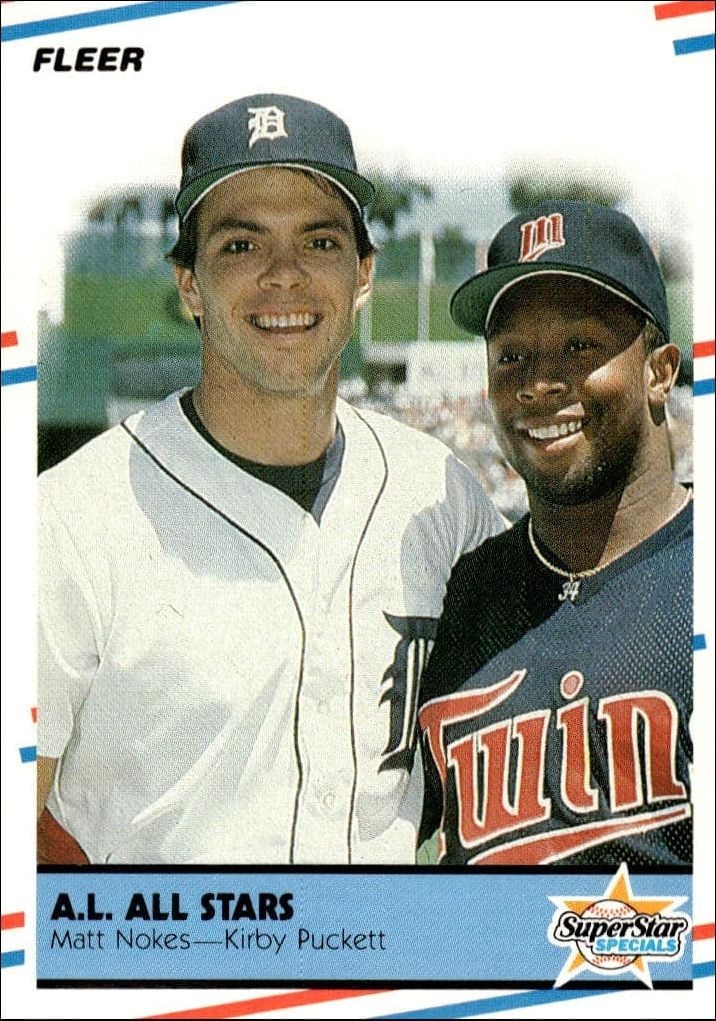 1988 Fleer Matt Nokes #638 trading card
