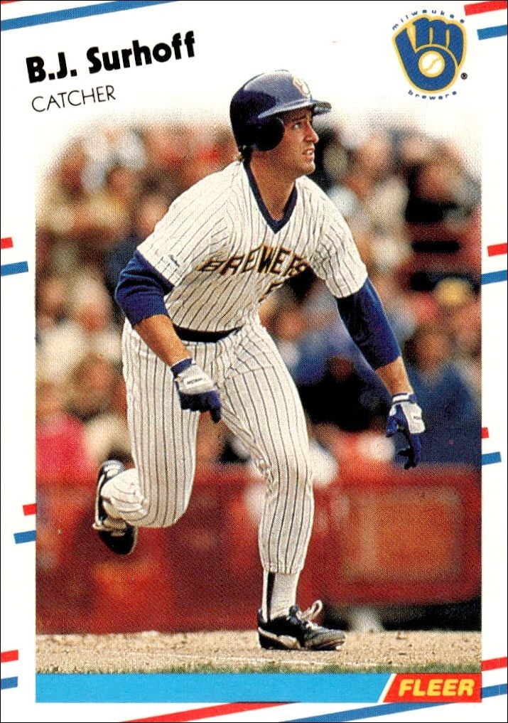 1988 Fleer B.J. Surhoff #175 trading card