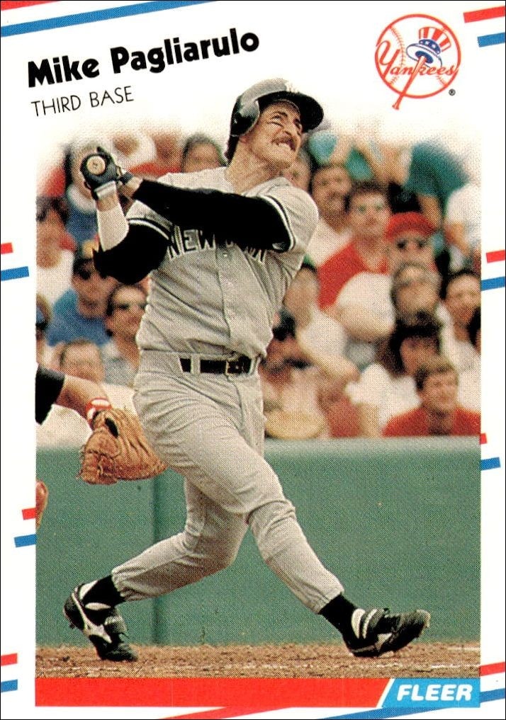 1988 Fleer Mike Pagliarulo #216 trading card