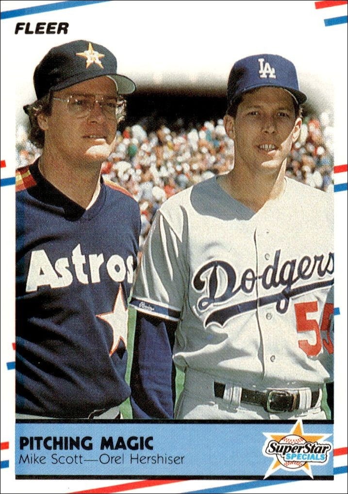 1988 Fleer Mike Scott #632 trading card