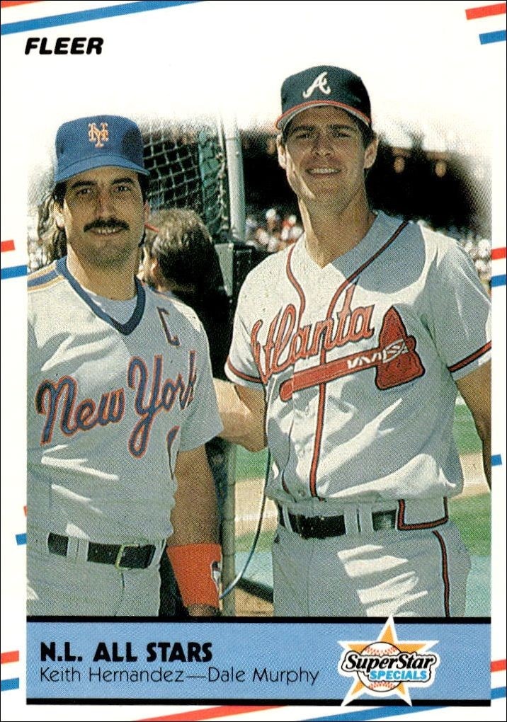 1988 Fleer Keith Hernandez #639 trading card