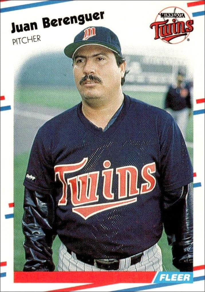 1988 Fleer Juan Berenguer #3 trading card