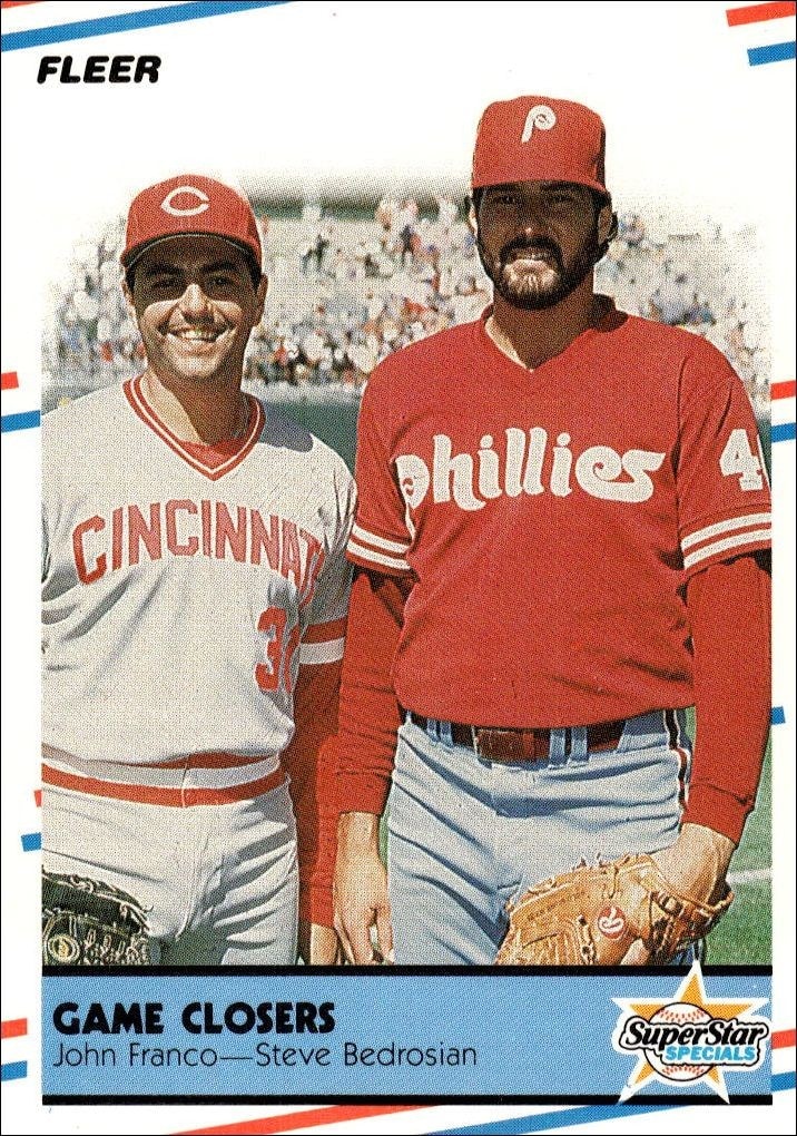 1988 Fleer John Franco #627 trading card
