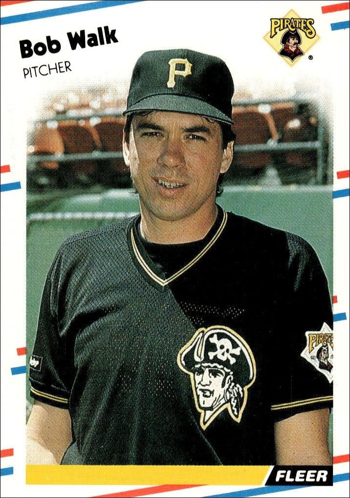 1988 Fleer Bob Walk #342 trading card