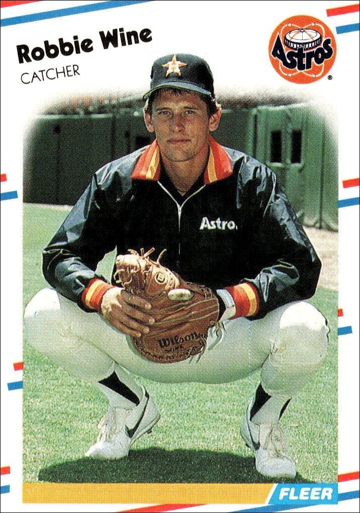 1988 Fleer Robbie Wine #459 trading card
