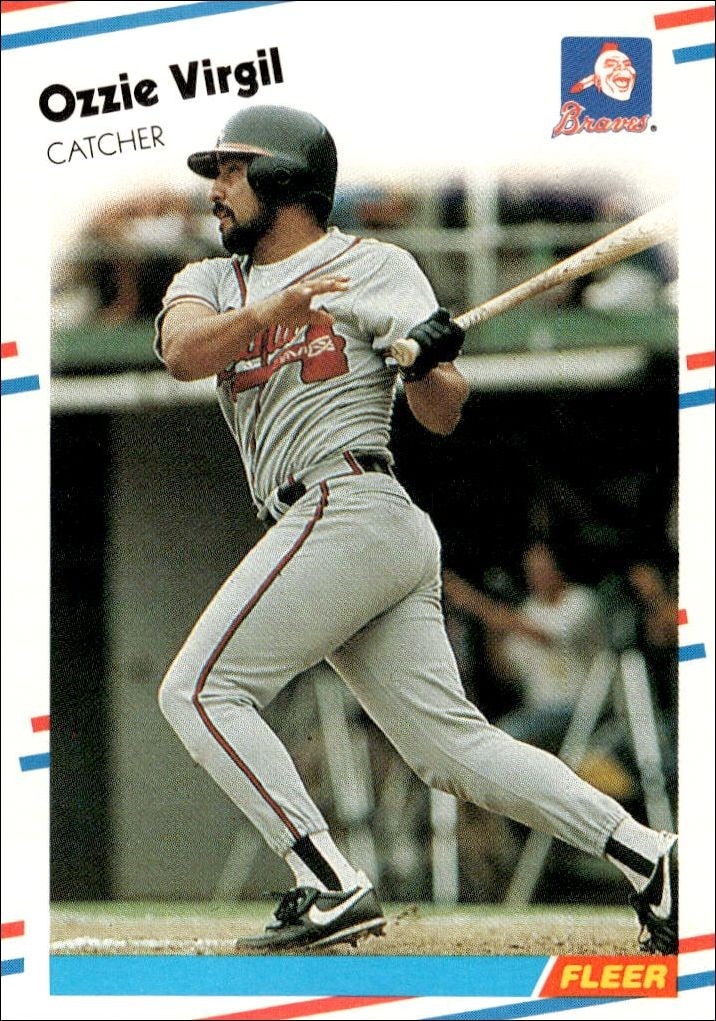 1988 Fleer Ozzie Virgil #552 trading card