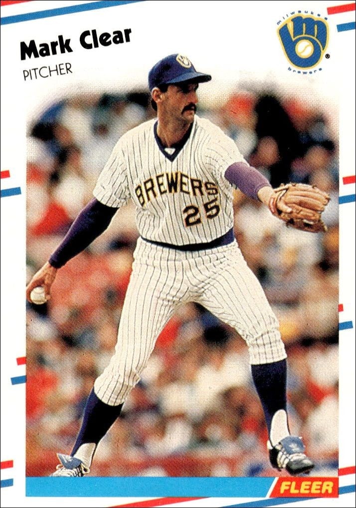 1988 Fleer Mark Clear #160 trading card