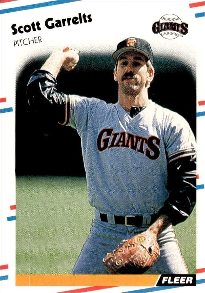 1988 Fleer Scott Garrelts #82 trading card