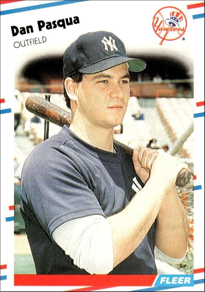 1988 Fleer Dan Pasqua #217 trading card