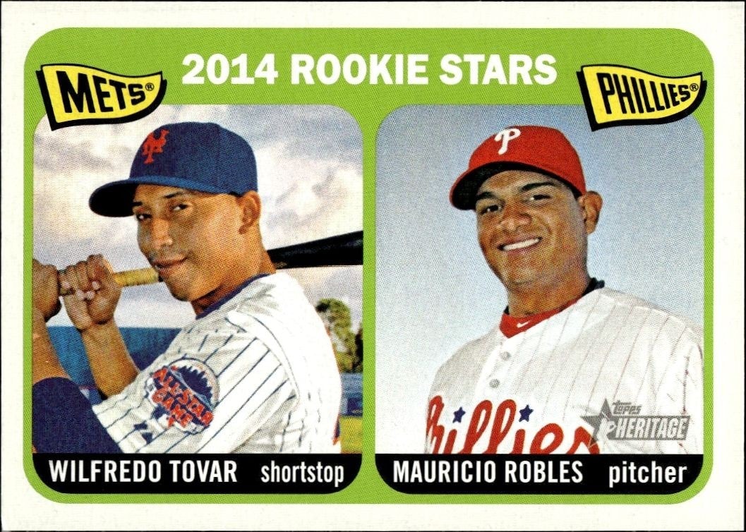 2014 Topps Heritage Wilfredo Tovar #374 trading card