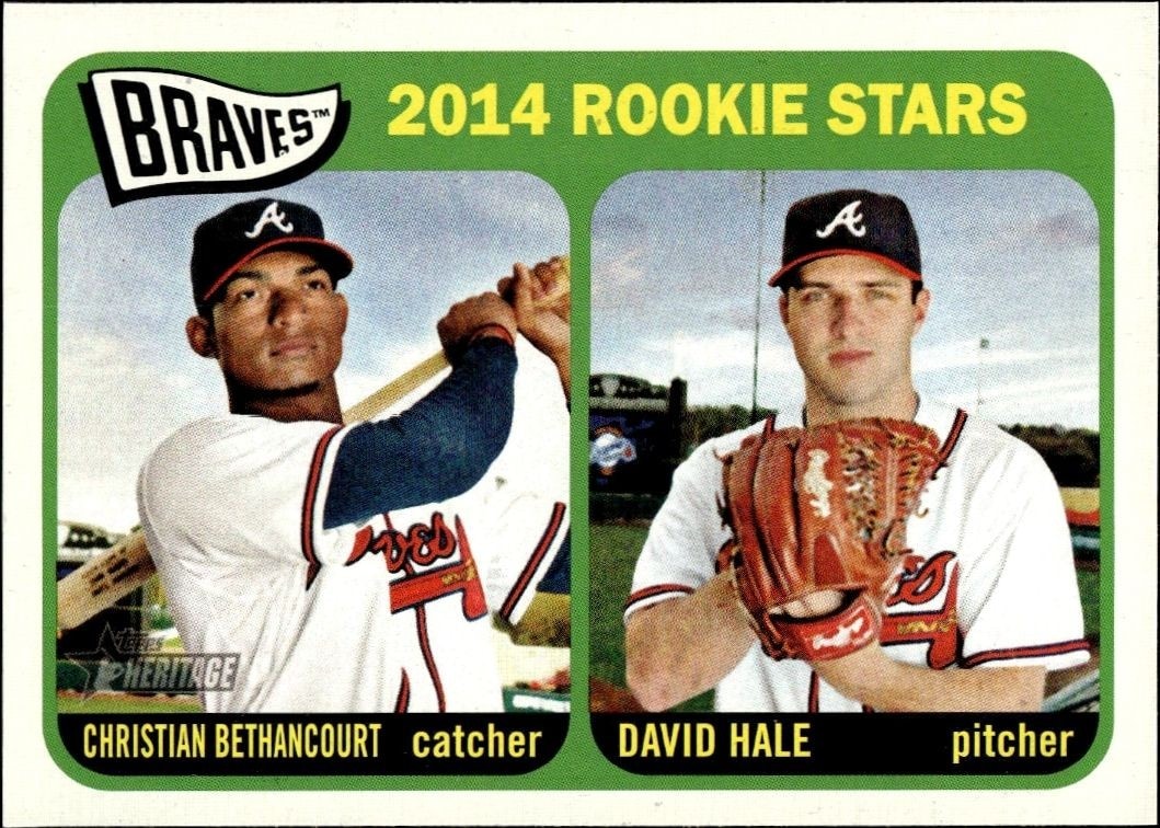 2014 Topps Heritage Christian Bethancourt #82 trading card