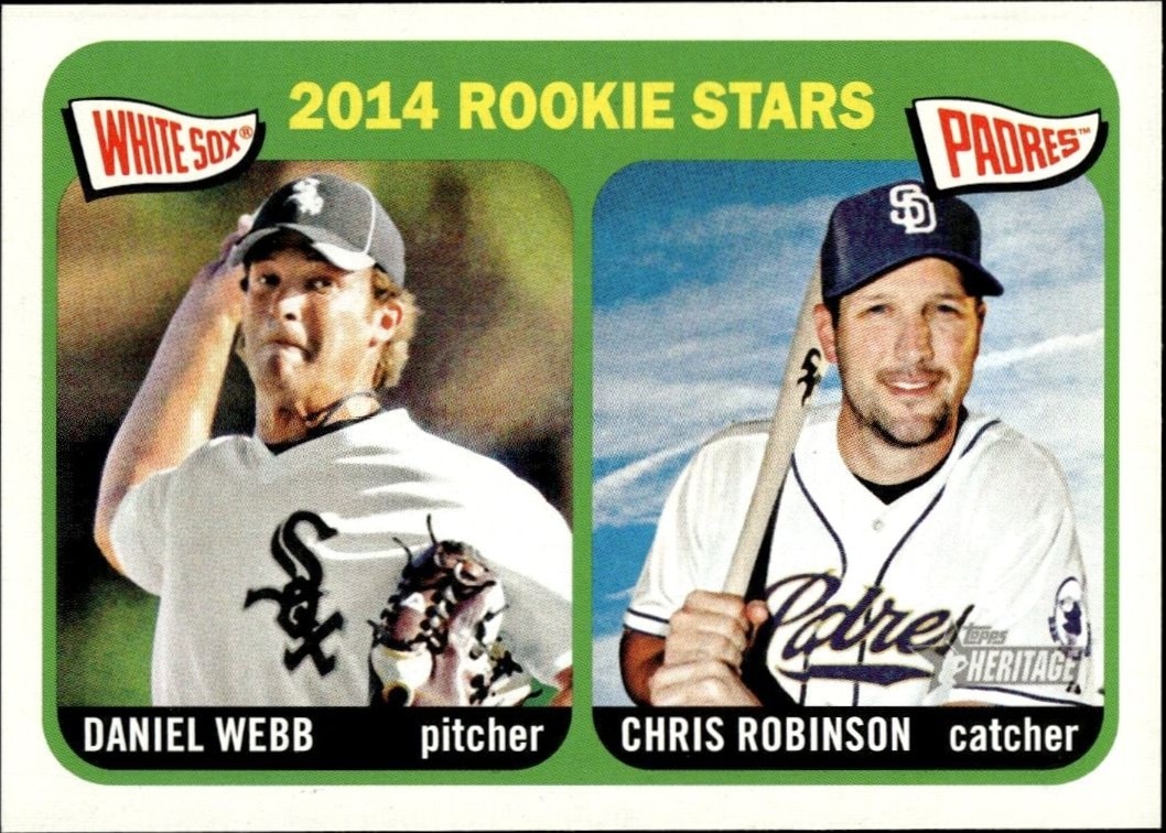 2014 Topps Heritage Daniel Webb #398 trading card